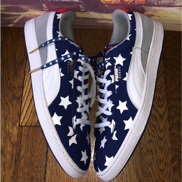 PUMA Men’s Suede RWB - Picture 2 of 5